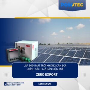 “Zero Export” - Giải pháp điện mặt trời Hòa lưới bám tải
