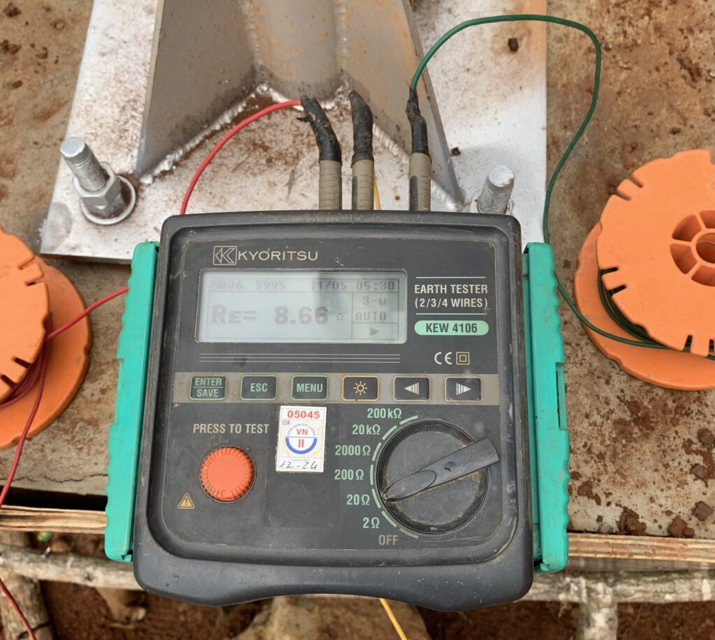 đo điện trở chống sét hằng năm