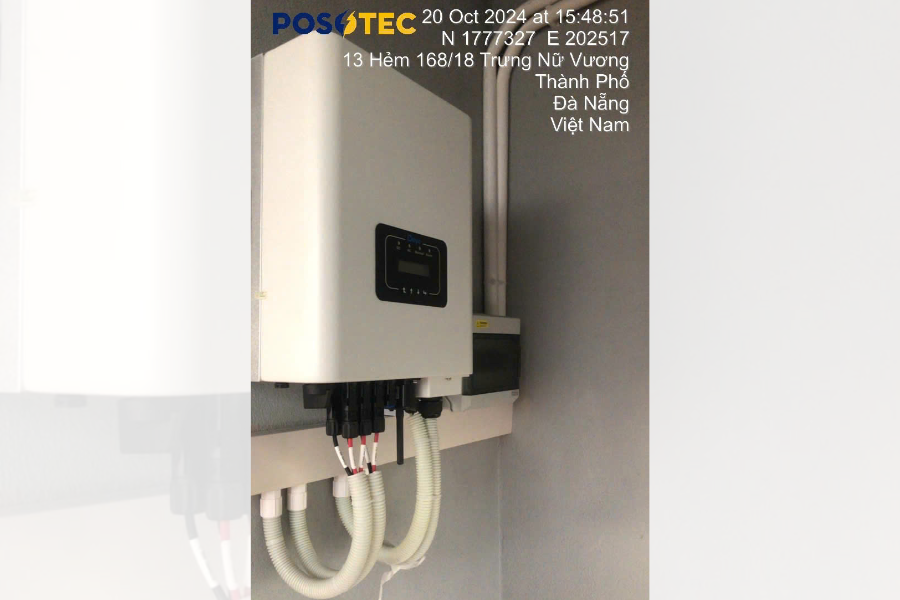 Lắp đặt hệ thống điện mặt trời tại Hải Châu - Đà Nẵng 12.65kWp