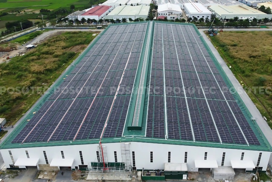 Dự án điện mặt trời tại nhà máy Hoà Phát Long An 4000 kWp