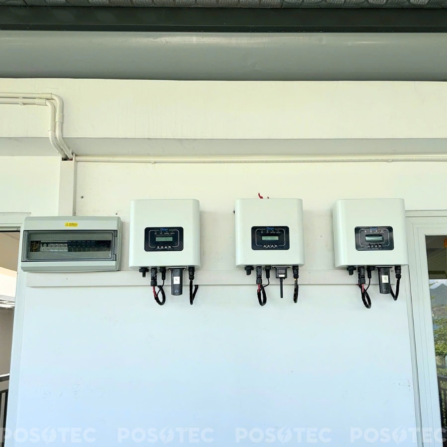 Bộ inverter điện mặt trời hệ 6.1kWp bám tải