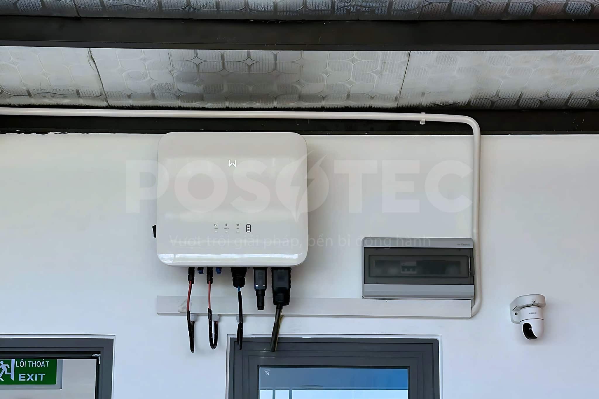 Hệ thống lưu trữ điện mặt trời tại Thái Hưng - Nha Trang