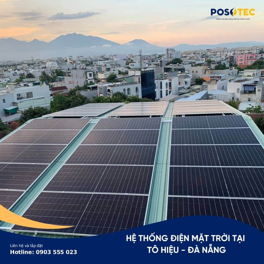 Hệ thống điện mặt trời tại Tô Hiệu - Đà Nẵng