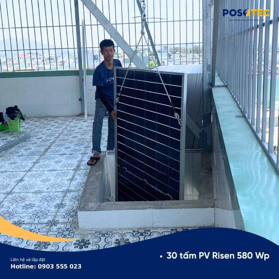Tấm pin điện mặt trời 17.4kWp