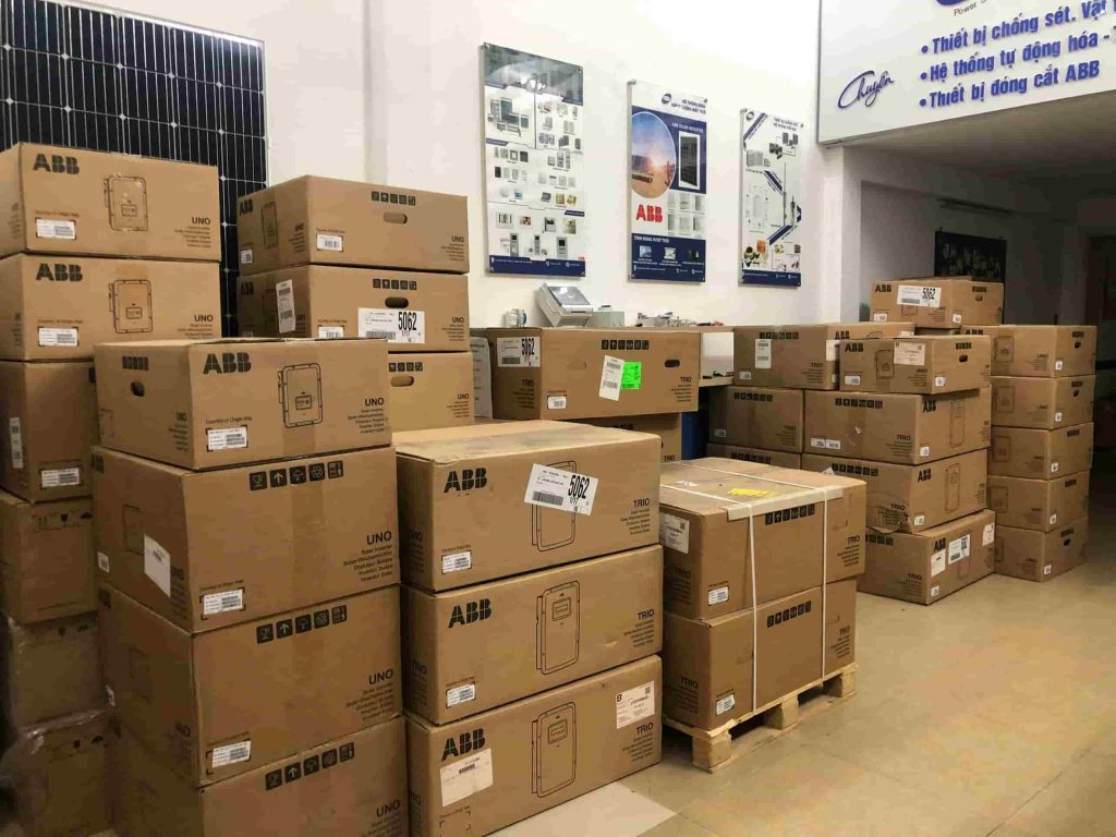 Kho hàng inverter ABB tại POSO