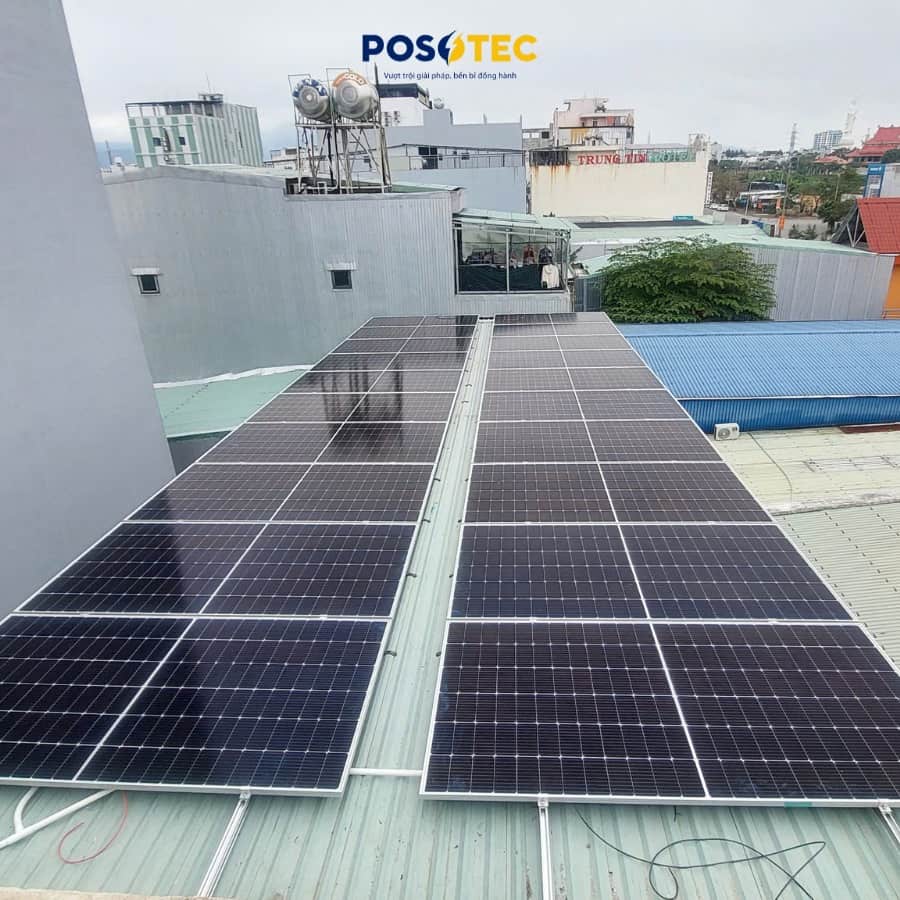Thi công lắp điện mặt trời 11kwp tại Tô Hiệu - Đà Nẵng