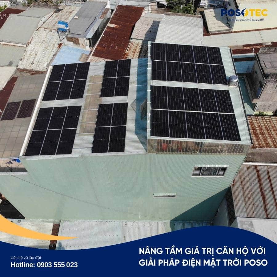 Lắp điện mặt trời cho căn hộ Đà Nẵng