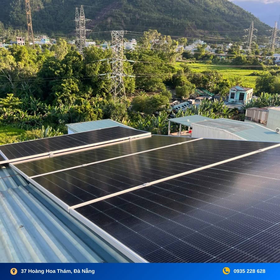 lắp đặt điện năng lương mặt trời 20kWp hộ gia đình Đà Nẵng