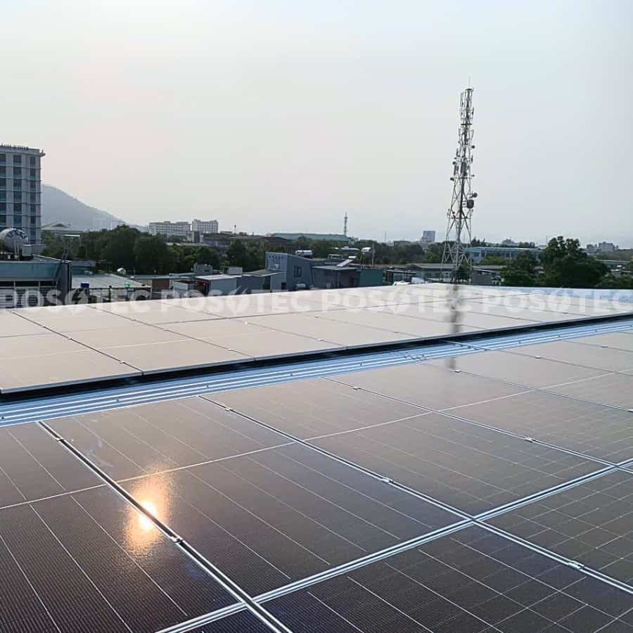 Tấm pin PV Risen 580wp lắp đặt căn hộ mini tại Đà Nẵng