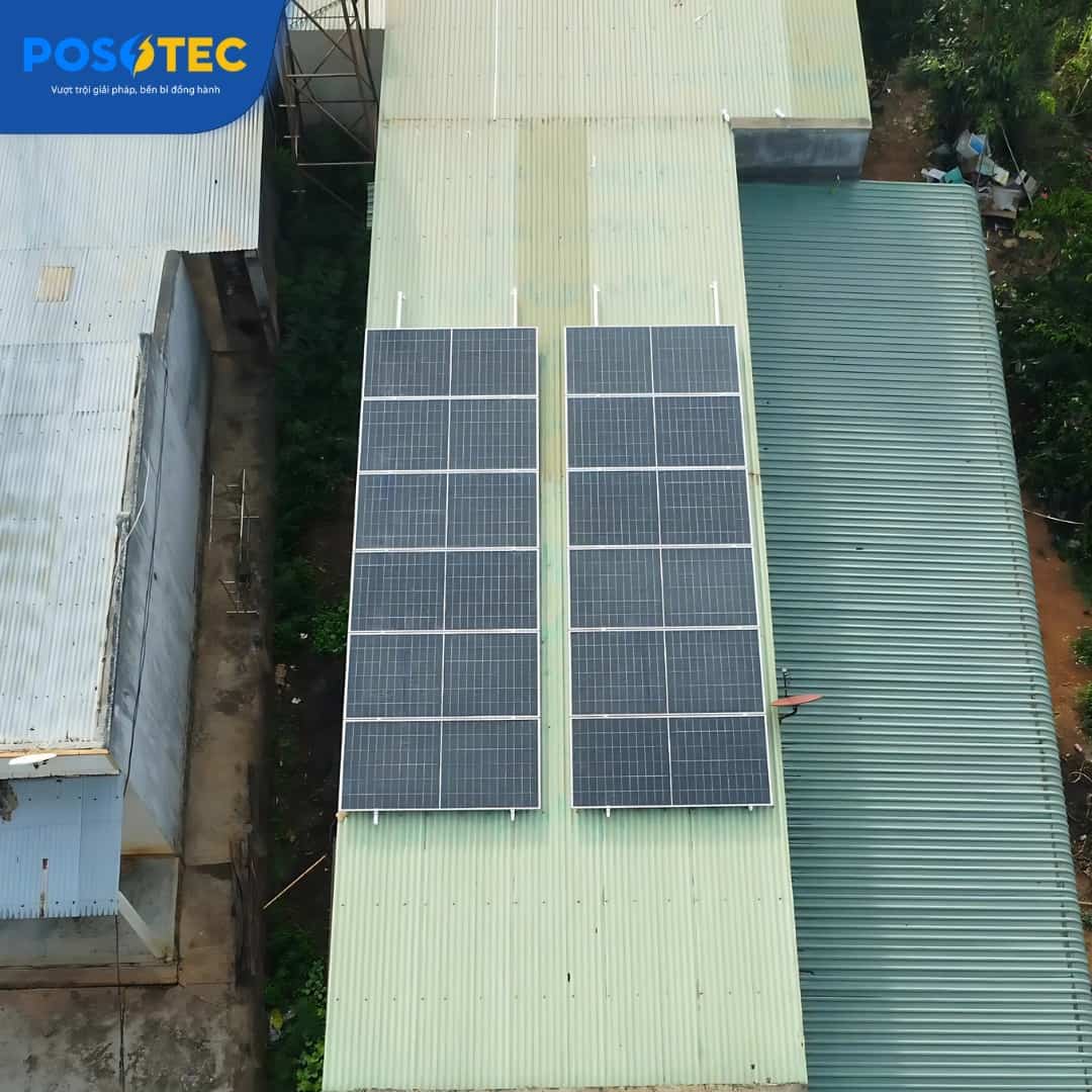 Thi công lắp điện mặt trời tại Cao Nguyên Lâm Đồng