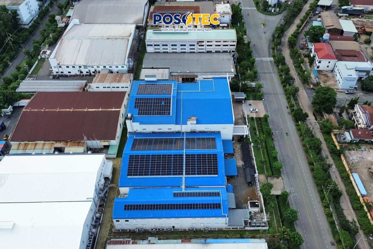 Thi công lắp đặt điện năng lượng mặt trời cho nhà máy Hồ Chí Minh