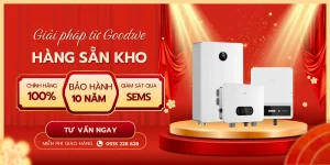 Lợi ích đồng bộ với Inverter GoodWe + Battery GoodWe