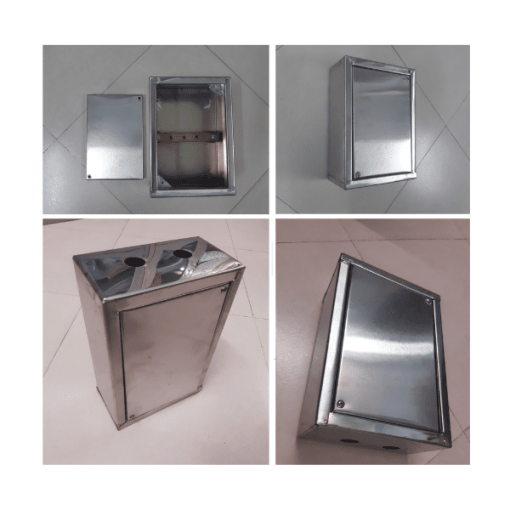 Hộp kiểm tra tiếp địa KT:150x150x65 + Phụ kiện: Băng đồng, sứ đỡ, ôc siết…