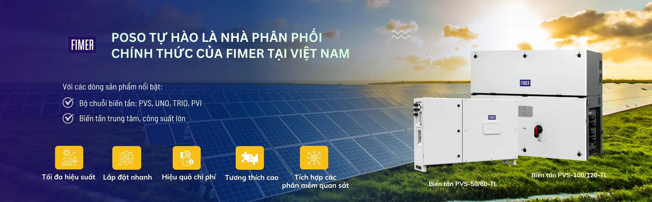 Nhà phân phối sản phẩm FIMER chính thức tại Việt Nam