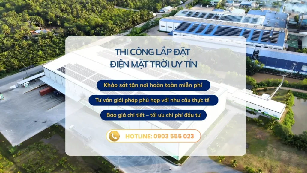 Đơn vị lắp đặt điện mặt trời uy tín tại miền Trung