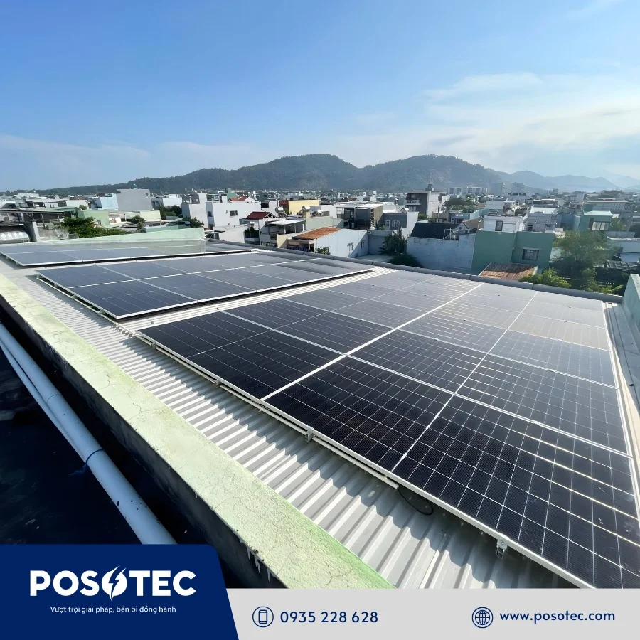 Hoàn thiện thi công lắp đặt điện mặt trời cho trường mầm non Lan Anh - Đà Nẵng