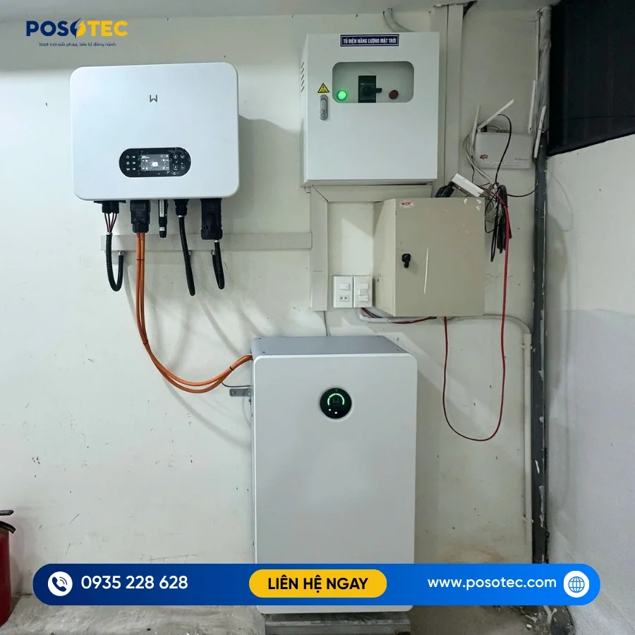 Lắp đạt hệ thống Pin lưu trữ GoodWe tại Nha Trang